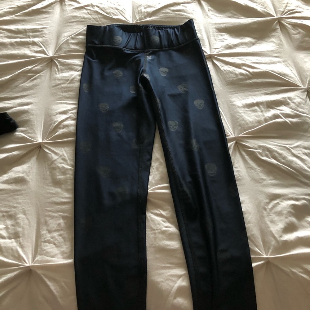 Terez Black Skull gym legging / gym pant